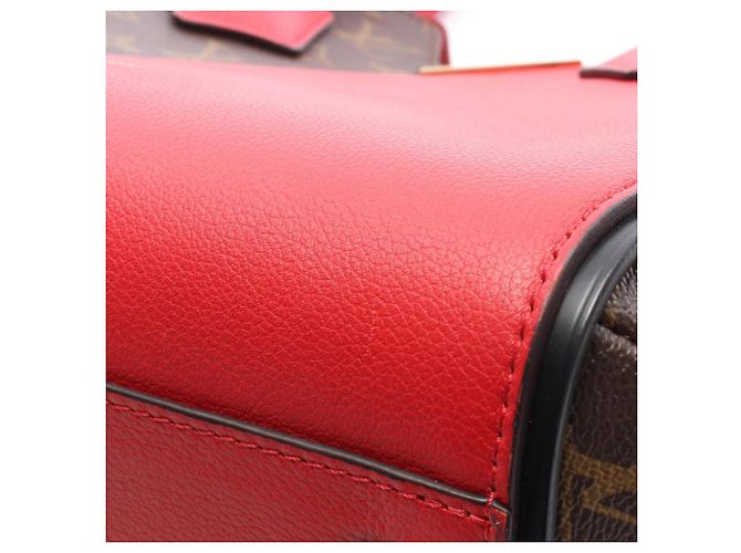 Borsa Tote Louis Vuitton Kimono MM Marrone Rosso Fuschia - vista 7