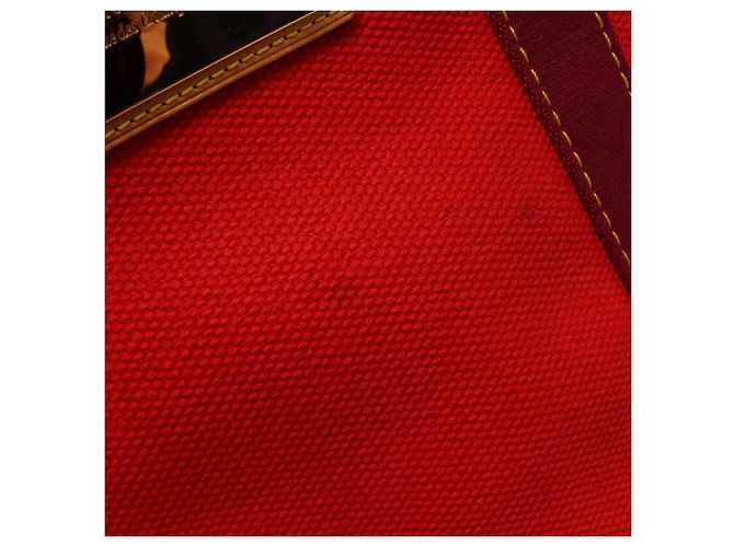 Louis Vuitton Sac Weekend Boston Bag Rosso - vista 10
