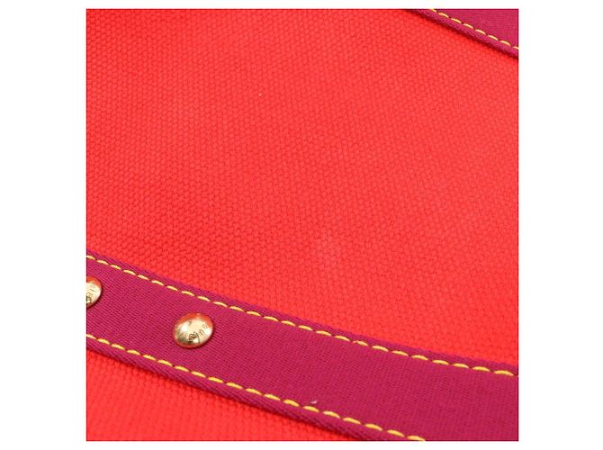 Louis Vuitton Sac Weekend Boston Bag Rosso - vista 8