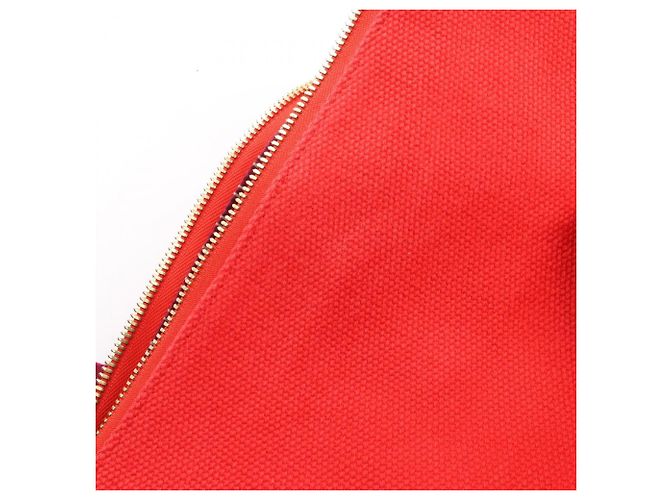Louis Vuitton Sac Weekend Boston Bag Rosso - vista 9