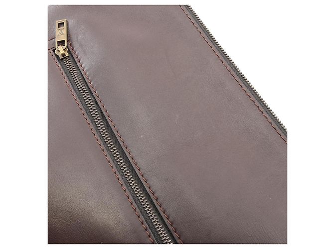 Louis Vuitton Sac Plat Utah Cafe Shoulder Bag Marrone - vista 9