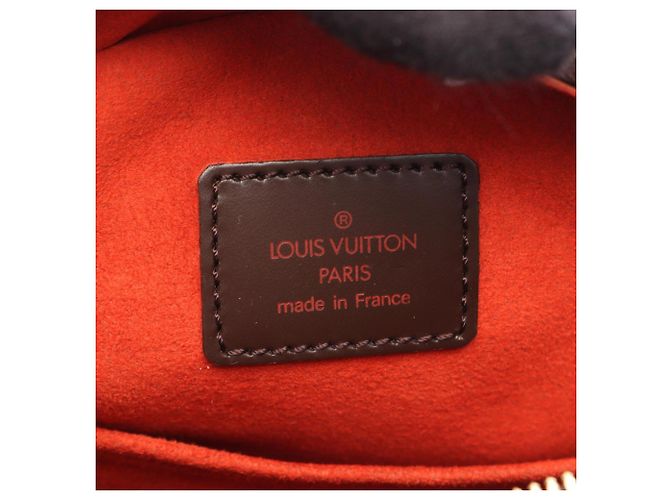 Borsa Louis Vuitton Salia Horizontal Damier Ebene Marrone - vista 4