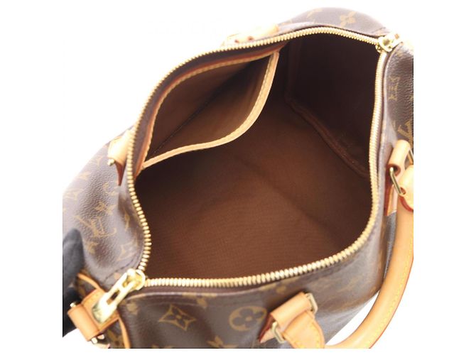 Borsa Louis Vuitton Speedy Bandoulière 30 Marrone - vista 3