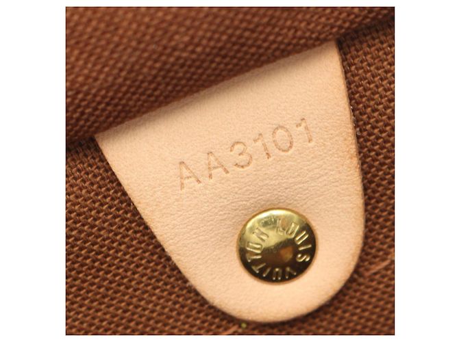 Borsa Louis Vuitton Speedy Bandoulière 30 Marrone - vista 5