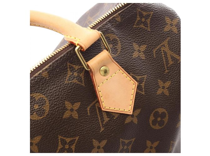 Borsa Louis Vuitton Speedy Bandoulière 30 Marrone - vista 9