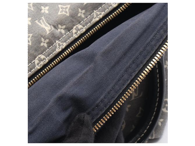 Borsa Louis Vuitton Speedy Bandoulière 30 Nero Blu Blu navy - vista 8