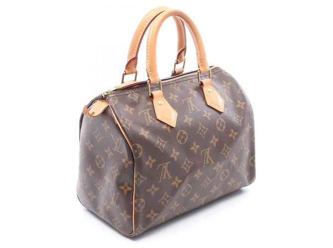 Bolso Louis Vuitton Speedy 25 Monogram Castaño - vista 2