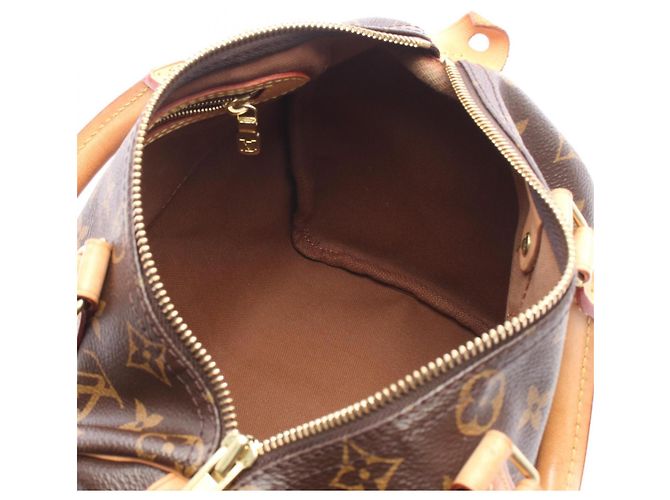 Bolso Louis Vuitton Speedy 25 Monogram Castaño - vista 3