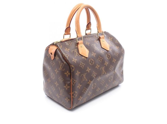 Borsa Louis Vuitton Speedy 25 Monogram Marrone - vista 2