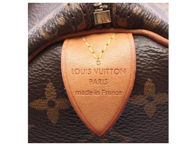 Borsa Louis Vuitton Speedy 25 Monogram Marrone - vista 4