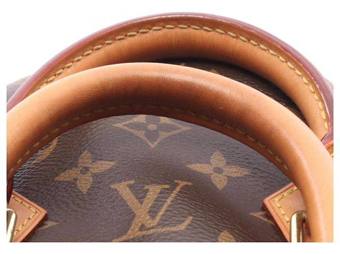 Borsa Louis Vuitton Speedy 25 Monogram Marrone - vista 8