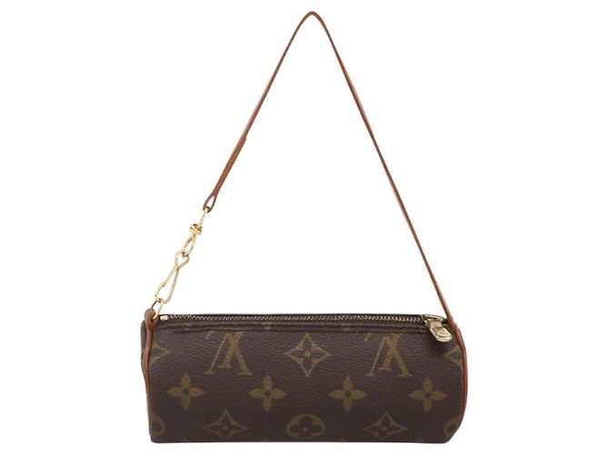 Louis Vuitton Papillon Pochette Monogram Canvas Mini Marrone - vista 2