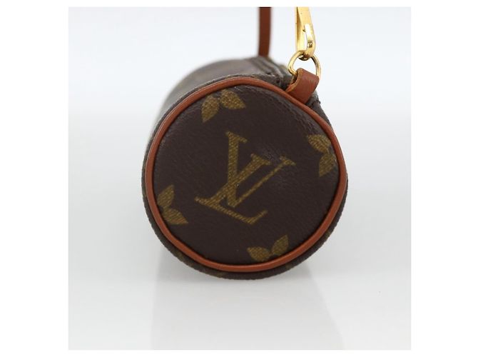 Louis Vuitton Papillon Pochette Monogram Canvas Mini Marrone - vista 4