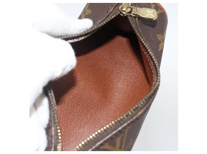 Louis Vuitton Papillon Pochette Monogram Canvas Mini Marrone - vista 5