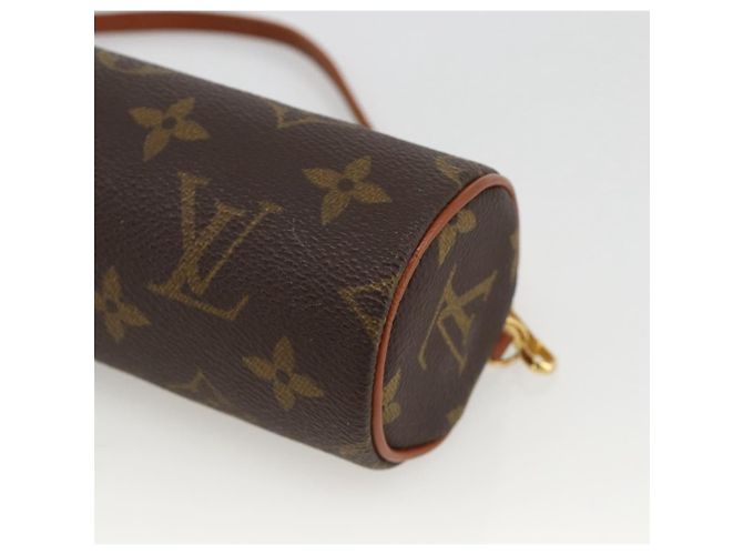 Louis Vuitton Papillon Pochette Monogram Canvas Mini Marrone - vista 7