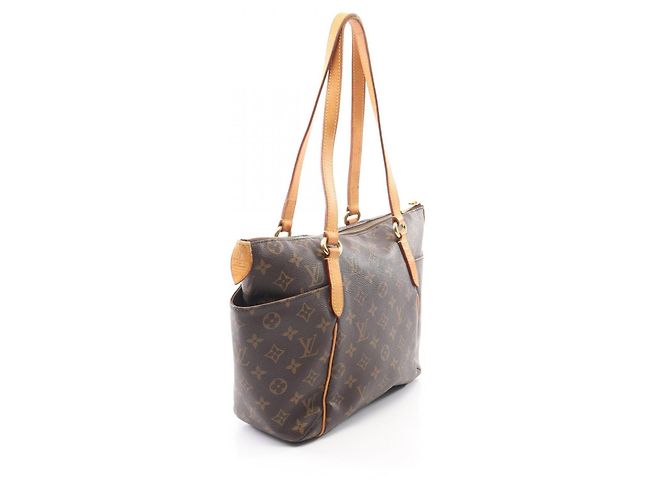 Borsa Tote Louis Vuitton Totally PM Monogram Marrone - vista 2