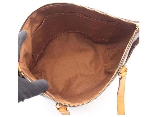 Borsa Tote Louis Vuitton Totally PM Monogram Marrone - vista 3