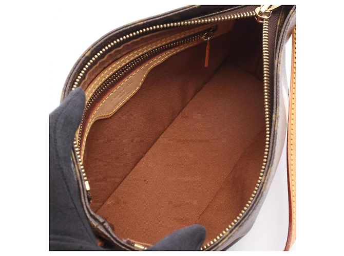 Borsa a tracolla Louis Vuitton Trotteur Marrone Multicolore - vista 3