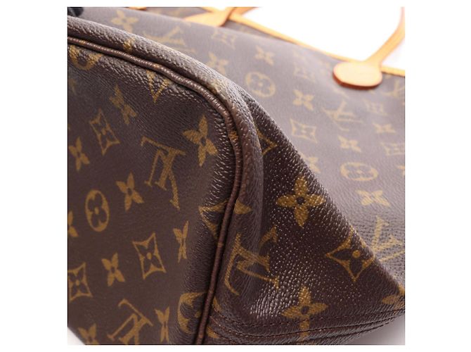 Borsa Tote Louis Vuitton Neverfull MM Marrone - vista 11