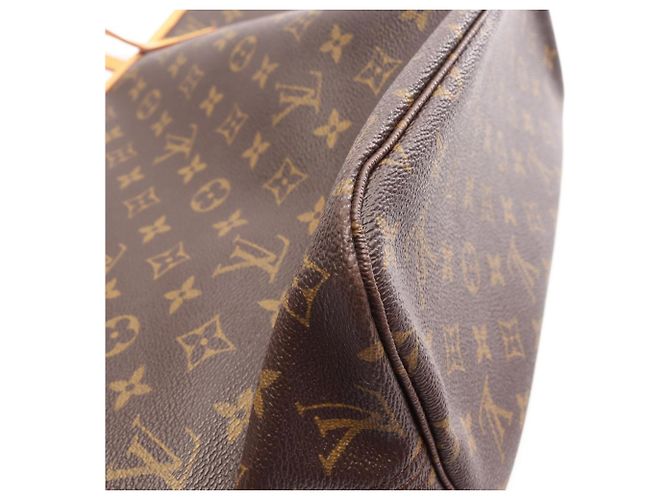 Borsa Tote Louis Vuitton Neverfull MM Marrone - vista 12