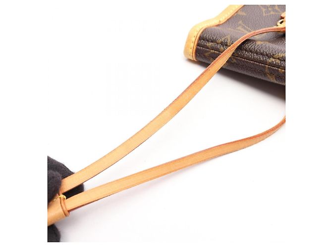 Borsa Tote Louis Vuitton Neverfull MM Marrone - vista 17