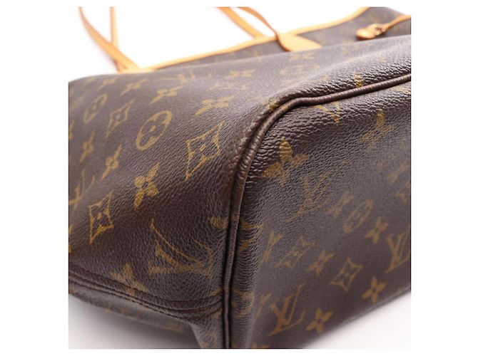 Borsa Tote Louis Vuitton Neverfull MM Marrone - vista 9