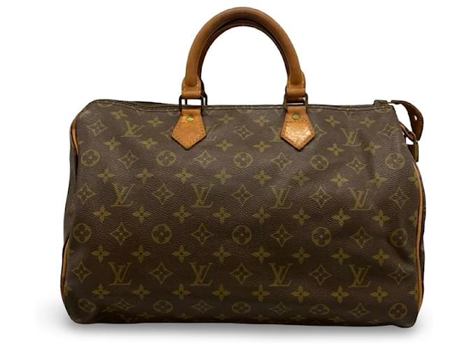 Louis Vuitton Speedy 35 Beige D'oro - vista 2