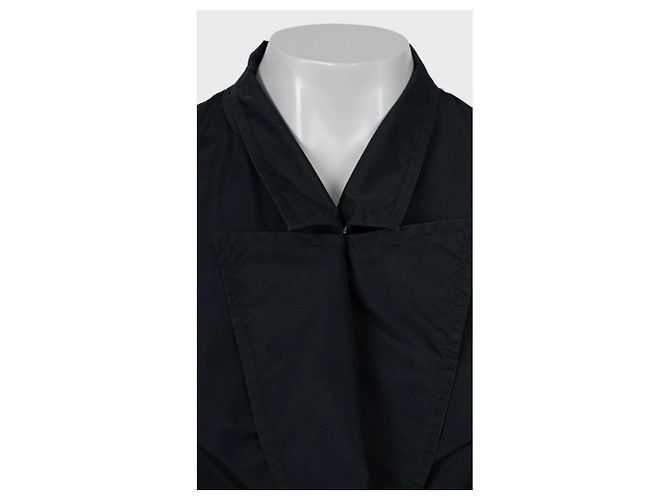 Trench Vintage Saint Laurent Blu Sz.42 Usato - vista 4