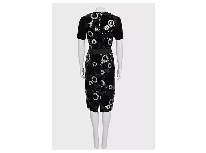 Dolce & Gabbana Cocktailkleid mit Pailletten-Print Sz.44 gebraucht - Ansicht 3