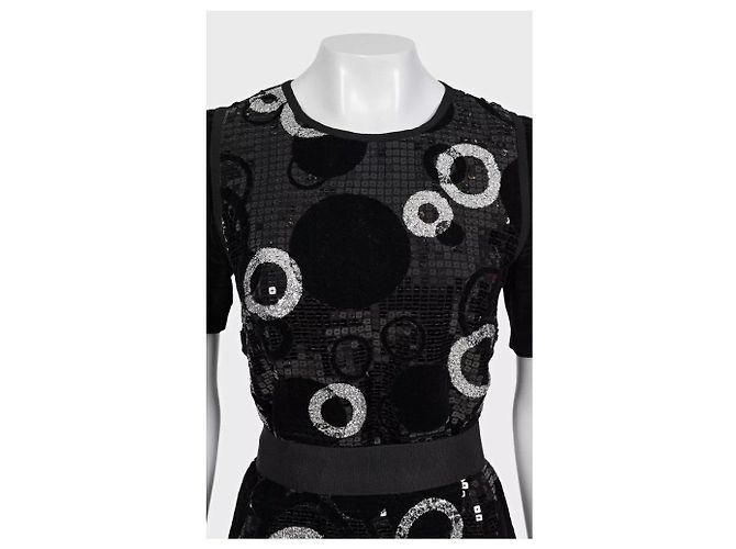 Dolce & Gabbana Cocktailkleid mit Pailletten-Print Sz.44 gebraucht - Ansicht 4