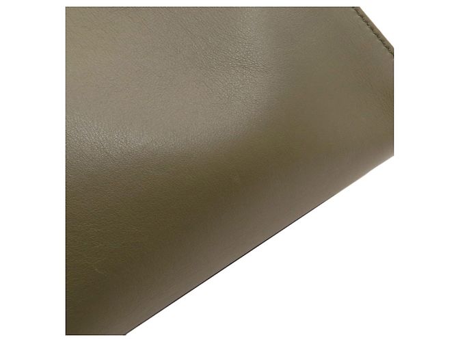 Borsa Fendi Peekaboo in vitello kaki Cachi - vista 12