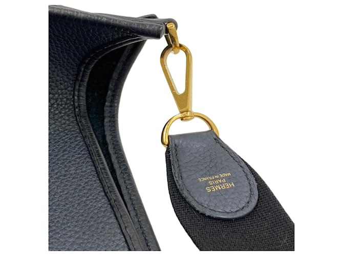 Hermès Borsa a tracolla Hermes Evelyne 3 PM Nero - vista 16