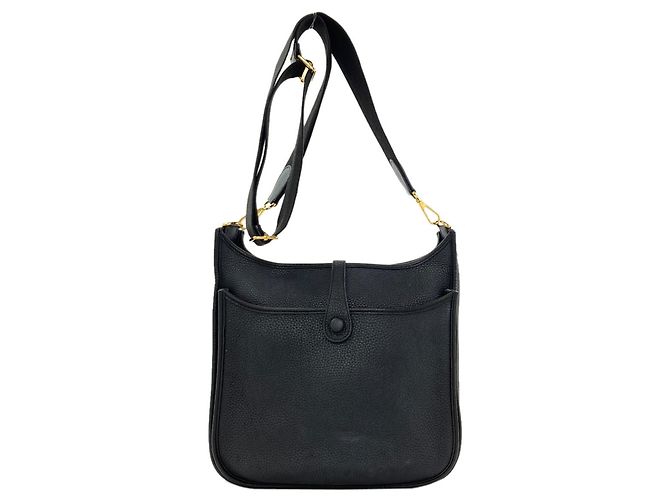 Hermès Borsa a tracolla Hermes Evelyne 3 PM Nero - vista 2