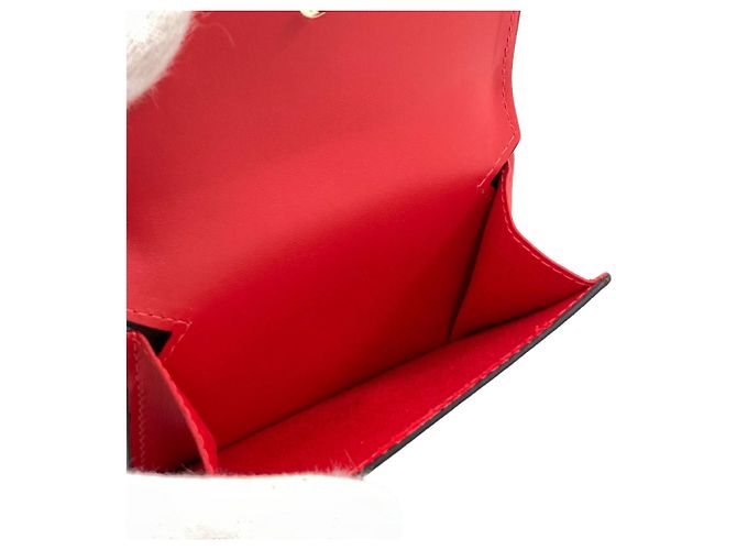 Portefeuille en cuir tri-fold à imprimé léopard Christian Louboutin Marron - vue 6