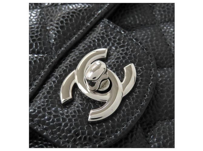 Borsa a tracolla Chanel Matelassé 23 Double Flap Nero - vista 13