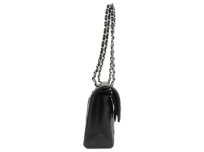 Borsa a tracolla Chanel Matelassé 23 Double Flap Nero - vista 3