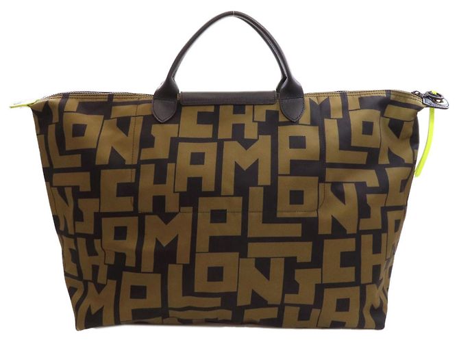 Borsa Tote Longchamp Le Pliage LGP Nero Cachi - vista 2