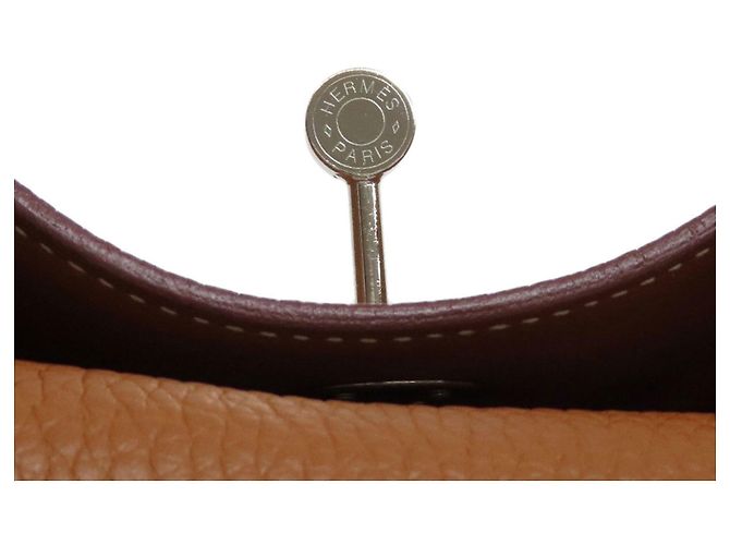Hermès Hermes Mini Lindy Gold Handtasche Golden - Ansicht 14
