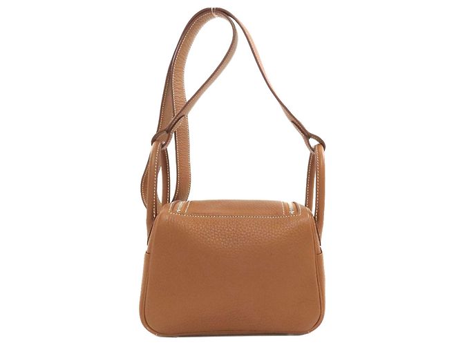 Hermès Hermes Mini Lindy Gold Handtasche Golden - Ansicht 2