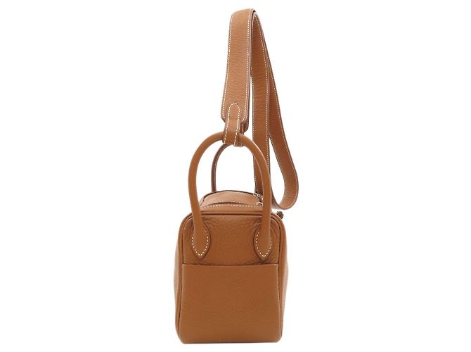 Hermès Hermes Mini Lindy Gold Handtasche Golden - Ansicht 3