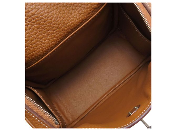 Hermès Hermes Mini Lindy Gold Handtasche Golden - Ansicht 5