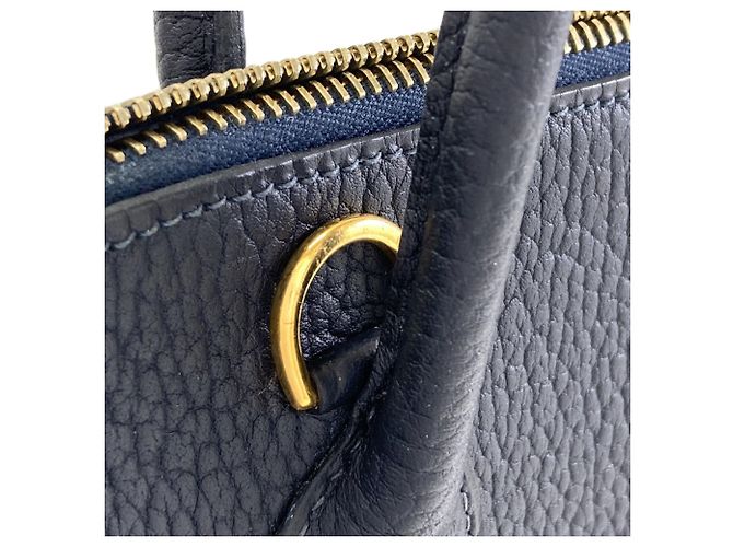 Hermès Borsa a mano Hermes Bolide 35 Blu navy - vista 16