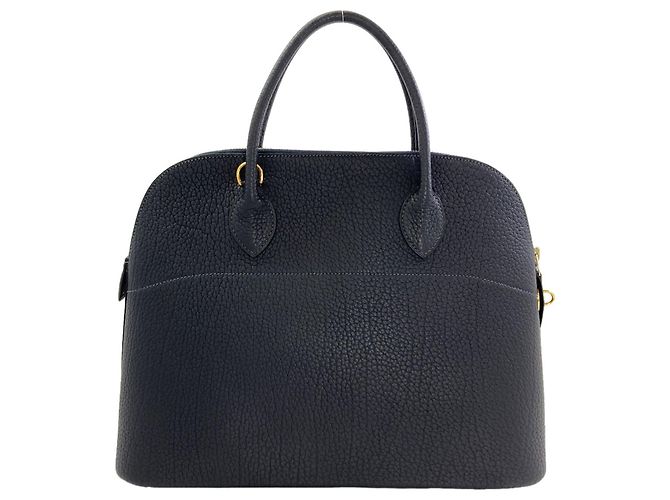 Hermès Borsa a mano Hermes Bolide 35 Blu navy - vista 2