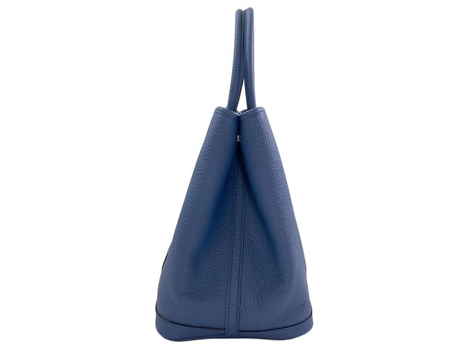 Hermès Borsa Tote Hermes Garden Party Blue Agate - vista 3