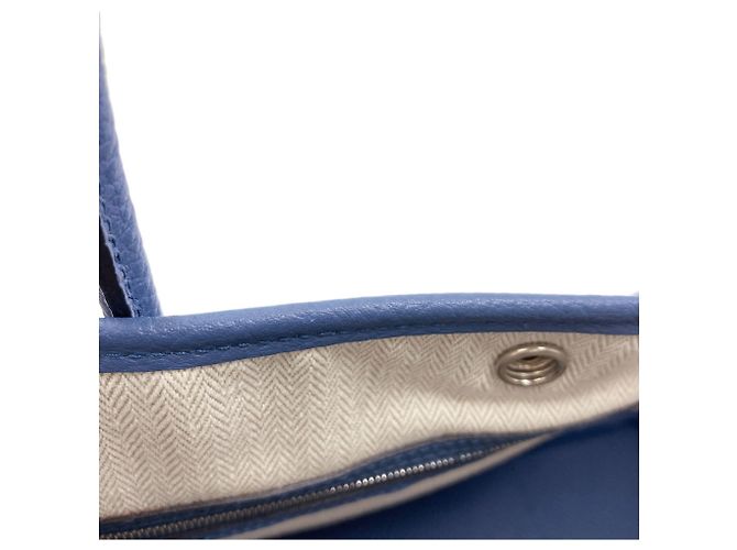 Hermès Borsa Tote Hermes Garden Party Blue Agate - vista 7