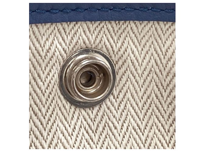 Hermès Borsa Tote Hermes Garden Party Blue Agate - vista 8