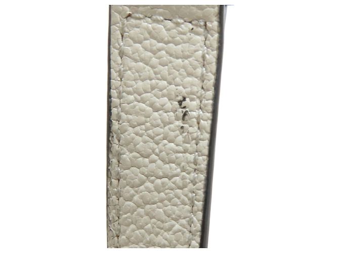 Borsa a tracolla in pelle Miu Miu Marrone Bianco - vista 16