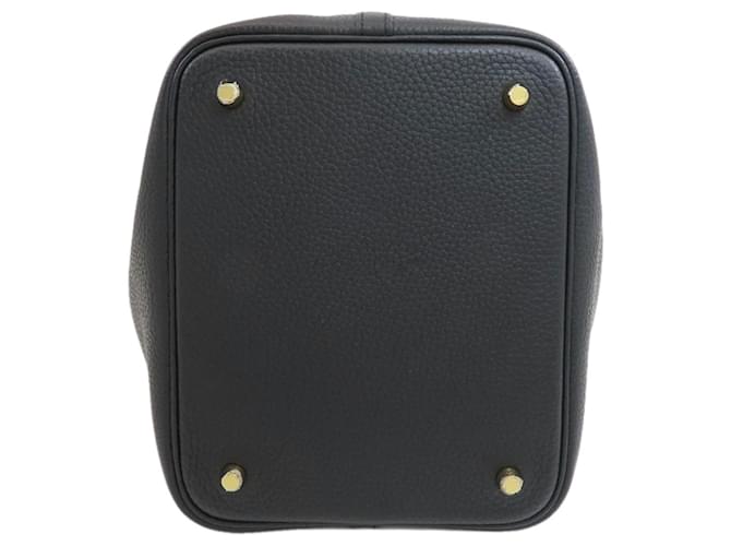Hermès Borsa Hermes Picotin Lock MM Nero - vista 4