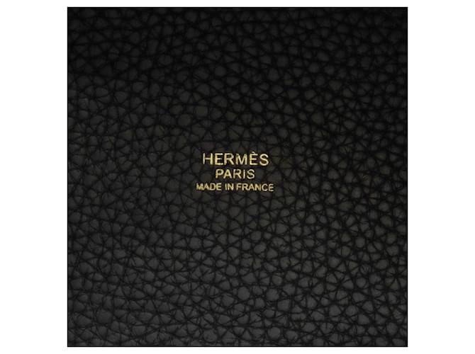 Hermès Borsa Hermes Picotin Lock MM Nero - vista 6