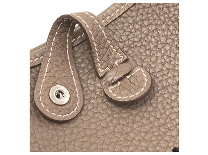 Hermès Hermes Evelyne TPM Schultertasche Taupe - Ansicht 10